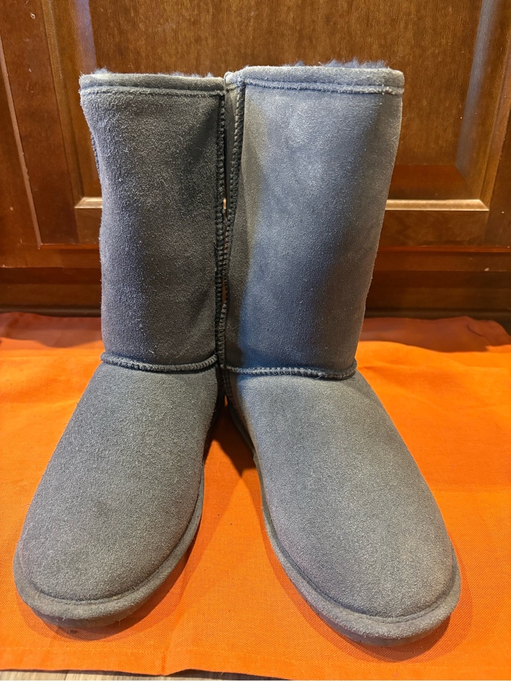 BearPaw Women's Classic Mid-Calf Boots in Gray